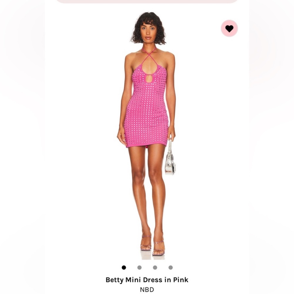 NBD Pink Halter Dress
